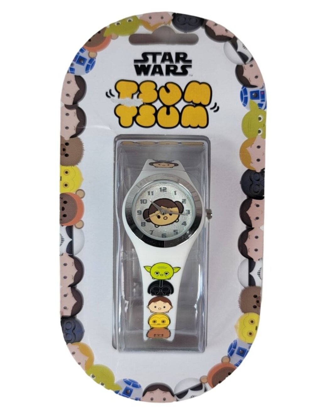 Disney Star Wars Tsum Tsum Princess Leia Wrist Watch Silicone SWT9000TG 2016 NEW